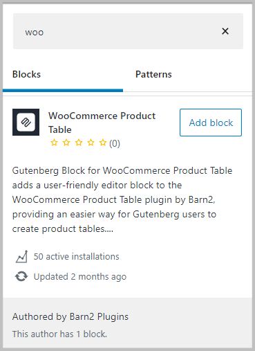 block directory in WordPress 5.5