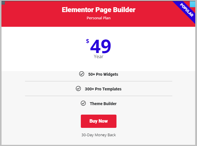 changing typography of pricing table using Global Fonts in Elementor