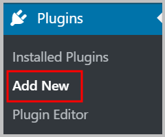 Add new WordPress plugin