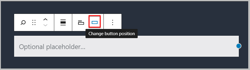 option to change button position in search block
