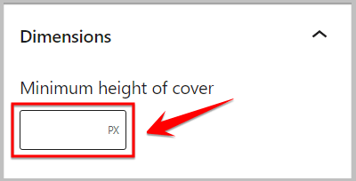 Height control in cover block before WordPress 5.6