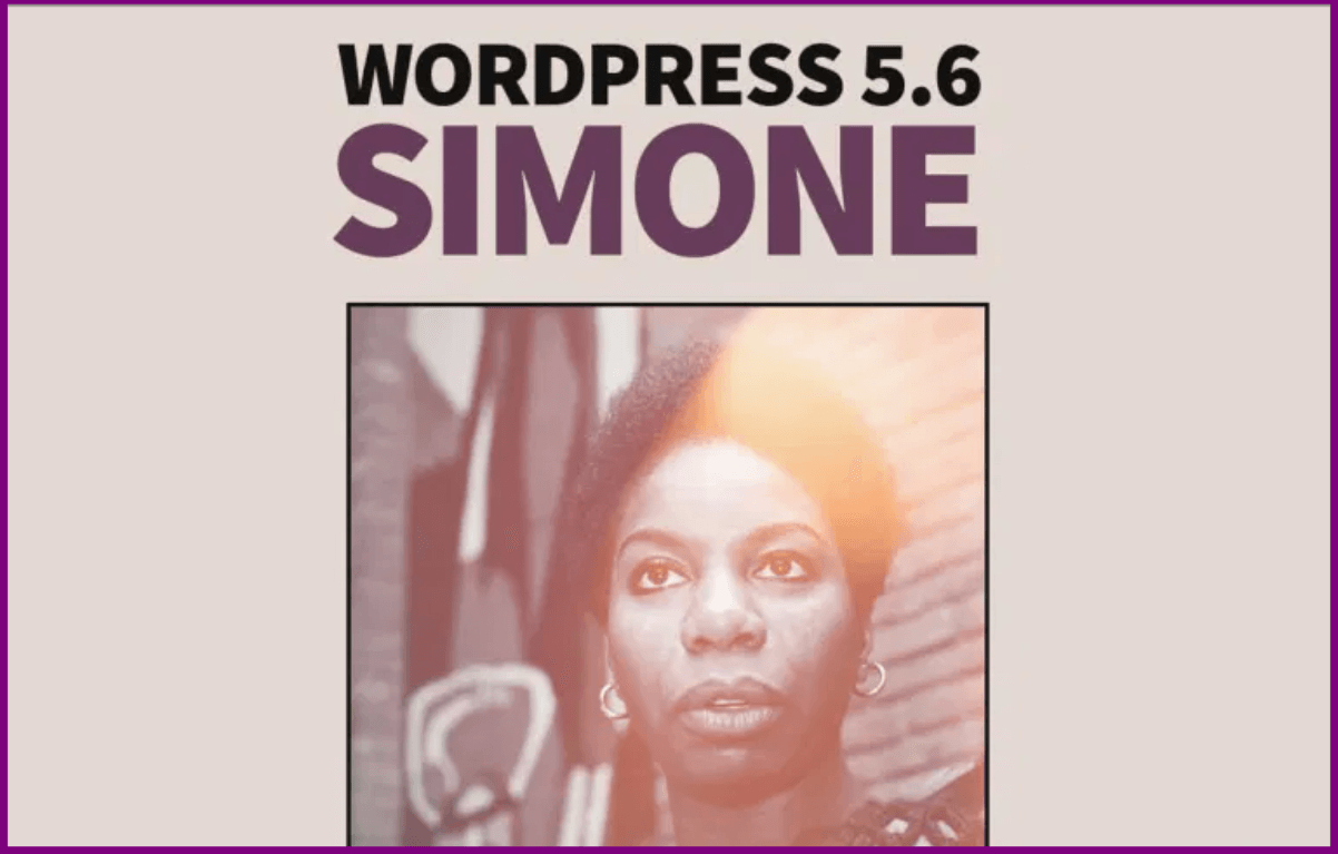 wordpress 5.6 simone