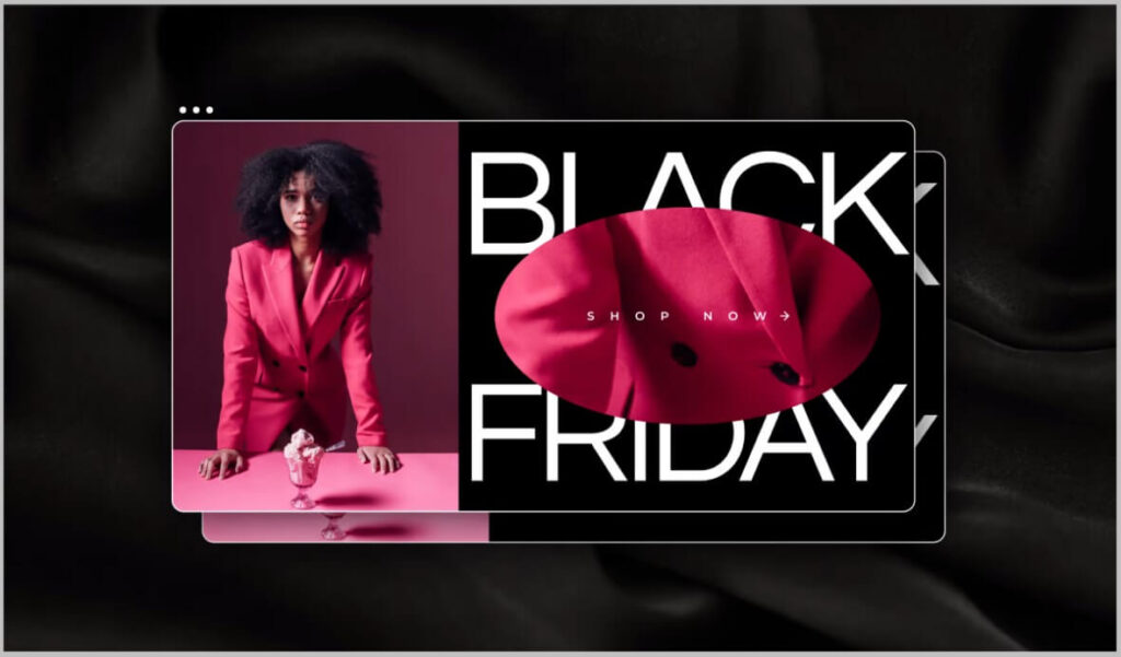 Fuchsia Elegance section and popup in new Elementor Black Friday Kit