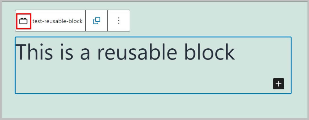 Reusable block icon before WordPress 5.9