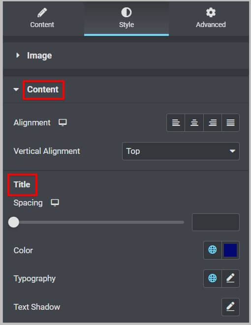Text Stroke missing in Image Box widget before Elementor 3.8