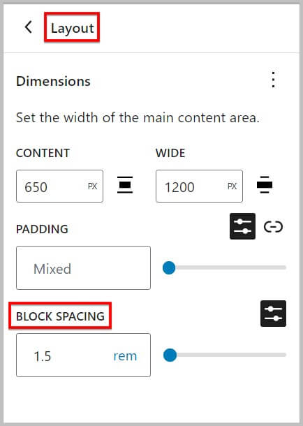 Block Spacing in Layouts after WordPress 6.1