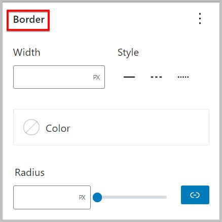 Borders in Columns block before WordPress 6.1