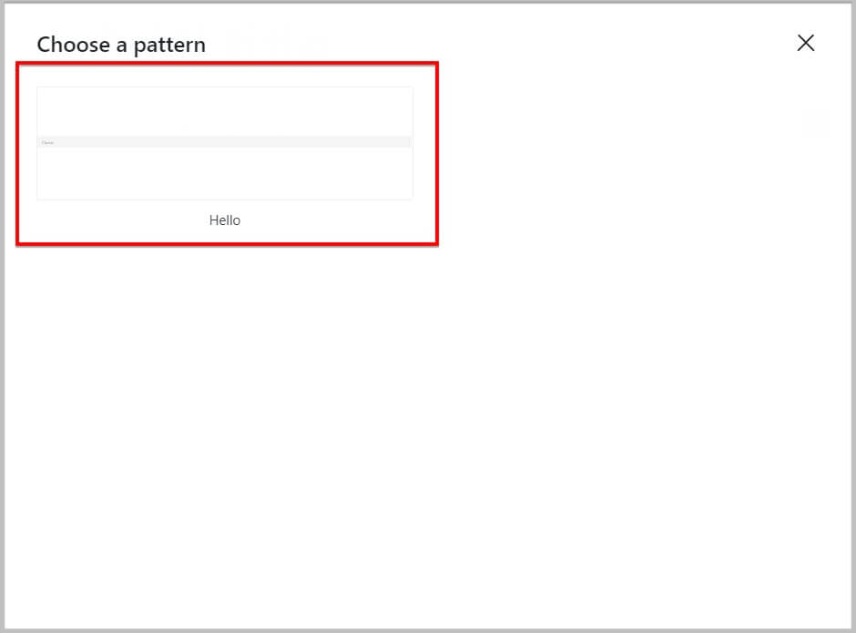 Creation patterns modal for Post Types in WordPress 6.1