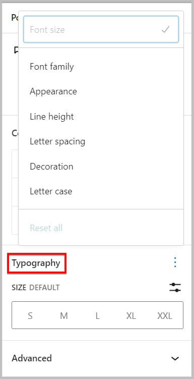 Typography Controls in Comment Query Loop block after WordPress 6.1