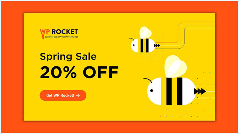 WP Rocket Spring Sale 2024 – 20% Discount