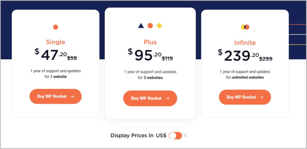 WP Rocket Halloween pricing and plans