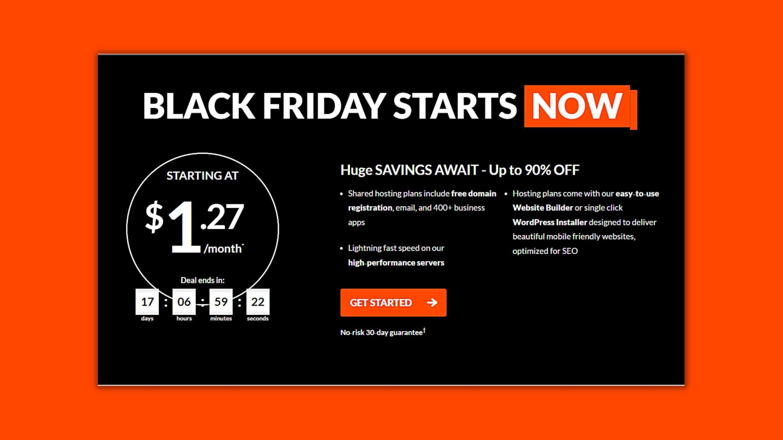 HostPapa Black Friday Sale 2023- 90% Discount
