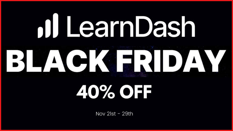 LearnDash Black Friday Sale 2023- 40% Discount