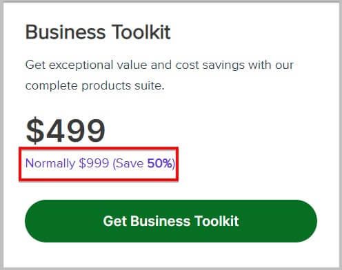 WP Astra Business Toolkit Black Friday 2023 pricing